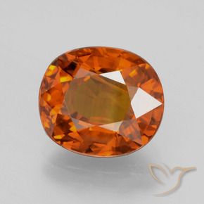 9,17 ctw natürlicher Feuerorange Saphir, Oval, VS-SI