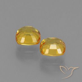 1.05 ct natürliche Golden Saphir-Edelsteine, Kissen, VVS-VS