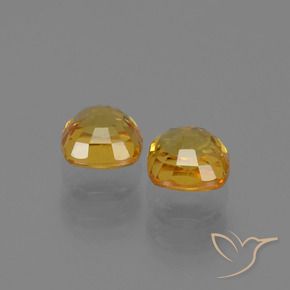 1.16 ct natürliche Aprikose Orange Saphir-Edelsteine, Kissen, VS