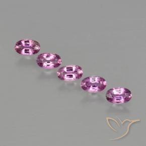 1.60 ct natürliche Lila-rosa Saphir-Edelsteine, Oval, VS