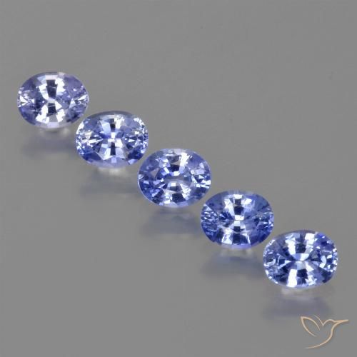2.32 ct natürliche Elektrisches Lila Blau Saphir-Edelsteine, Oval, VS