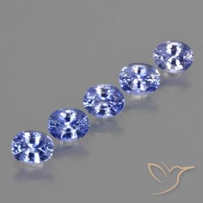 2.32 ct natürliche Elektrisches Lila Blau Saphir-Edelsteine, Oval, VS