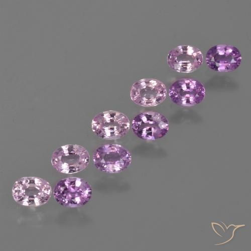 2.31 ct natürliche Intensives Lila Saphir-Edelsteine, Oval, VS