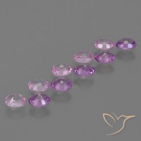 2.31 ct natürliche Intensives Lila Saphir-Edelsteine, Oval, VS