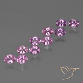 1.94 ct natürliche Mittel-Helllila Saphir-Edelsteine, Oval, VS