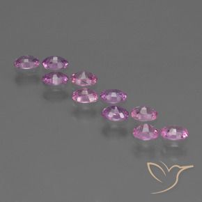 1.94 ct natürliche Mittel-Helllila Saphir-Edelsteine, Oval, VS