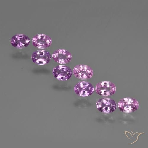 1.94 ct natürliche Mittelviolett Saphir-Edelsteine, Oval, VS