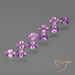 1.94 ct natürliche Mittelviolett Saphir-Edelsteine, Oval, VS