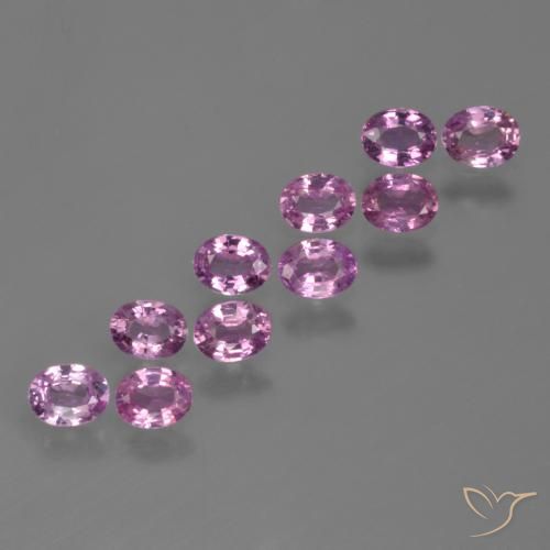 2.11 ct natürliche Intensives Pink-Lila Saphir-Edelsteine, Oval, VS