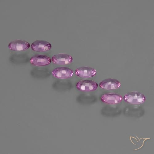 2.11 ct natürliche Intensives Pink-Lila Saphir-Edelsteine, Oval, VS