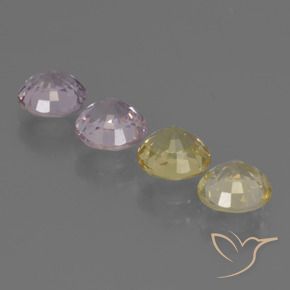 3.60 ct natürliche Mehrfarbig Saphir-Edelsteine, Runden, VS