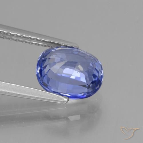 9,17 ctw natürlicher Pastellblau Saphir, Oval, VVS-VS