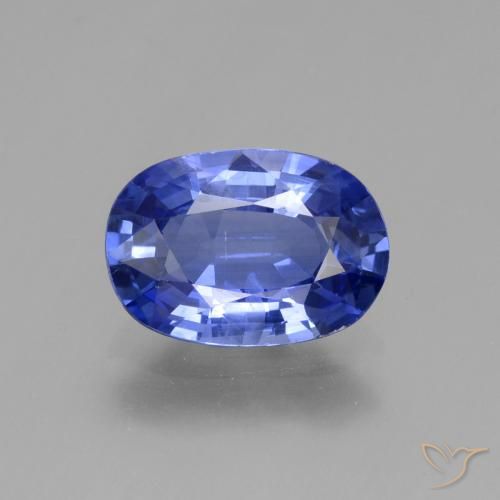 2.69ct Natürlicher Tiefviolettes Blau Saphir, Oval, VS