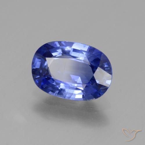 9,17 ctw natürlicher Tiefviolettes Blau Saphir, Oval, VS