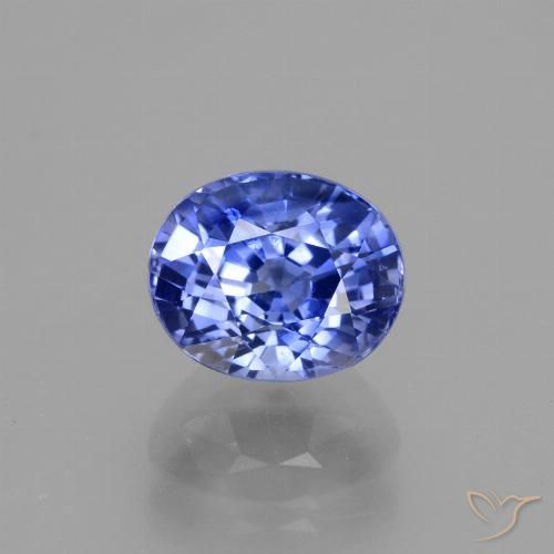 2.71ct Natürlicher Helles Kornblumenblau Saphir, Oval, VS