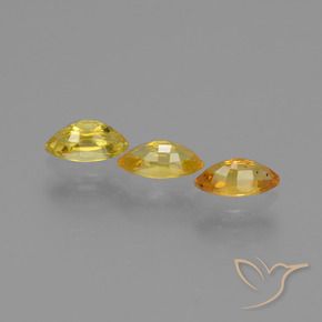 1.27 ct natürliche hellorange Saphir-Edelsteine, Marquise, VVS-VS