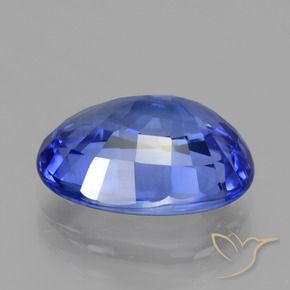 9,17 ctw natürlicher tiefviolett-blau Saphir, Oval, VVS-VS
