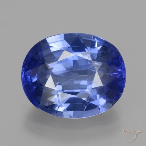 5.96ct Natürlicher Kornblumenblau Saphir, Oval, VVS-VS