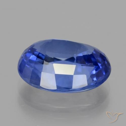 9,17 ctw natürlicher Kornblumenblau Saphir, Oval, VVS-VS