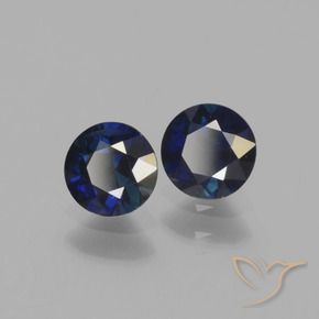 1.11 ct natürliche Nachtblau Saphir-Edelsteine, Runden, VS
