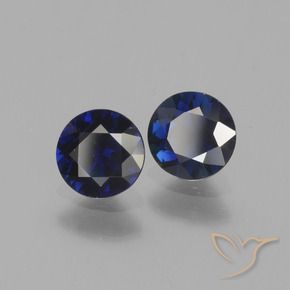 1.19 ct natürliche Dämmerungsblau Saphir-Edelsteine, Runden, VS