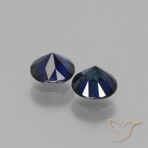 1.19 ct natürliche Dämmerungsblau Saphir-Edelsteine, Runden, VS