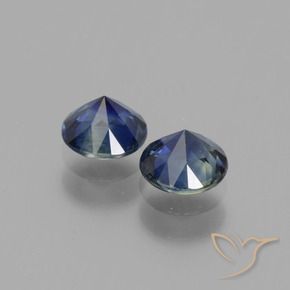 1.18 ct natürliche Navy blau Saphir-Edelsteine, Runden, VS