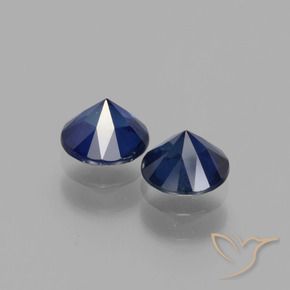 1.25 ct natürliche Königsblau Saphir-Edelsteine, Runden, VS