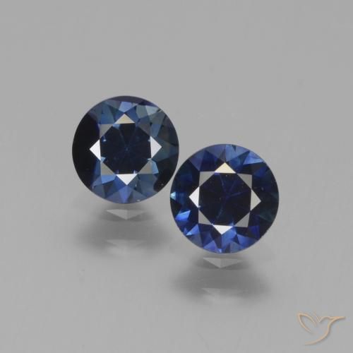 1.12ctw Natürlicher Dämmerungsblau Saphir, Runden, VS