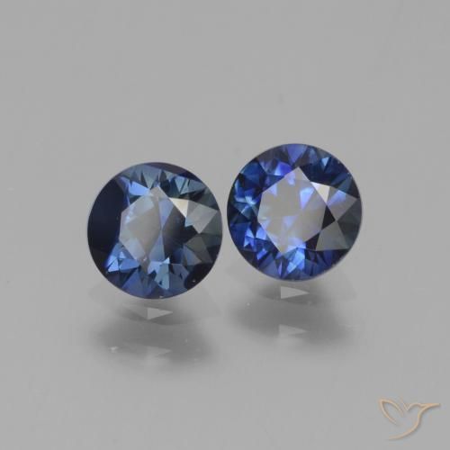 1.12 ct natürliche Dämmerungsblau Saphir-Edelsteine, Runden, VS
