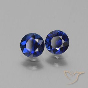 1.15 ct natürliche dunkelblau Saphir-Edelsteine, Runden, VS