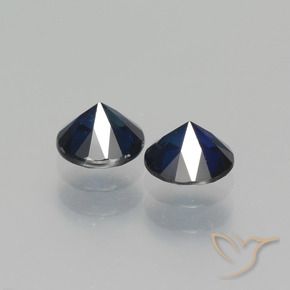 1.22 ct natürliche Dämmerungsblau Saphir-Edelsteine, Runden, VS