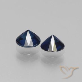 1.14 ct natürliche Navy blau Saphir-Edelsteine, Runden, VS