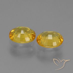 1.49 ct natürliche Golden Saphir-Edelsteine, Oval, VS