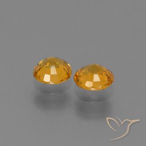 1.19 ct natürliche Golden Saphir-Edelsteine, Runden, VS