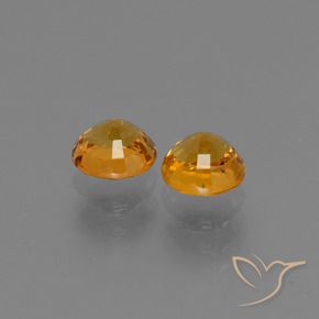 1.38 ct natürliche Golden Saphir-Edelsteine, Runden, VS