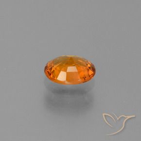 9,17 ctw natürlicher tieforange Saphir, Oval, VS