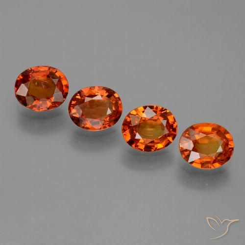 3.03ctw Natürlicher Feuerorange Saphir, Oval, VS