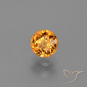 9,17 ctw natürlicher Golden Saphir, Runden, VS