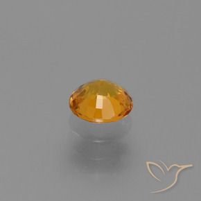 9,17 ctw natürlicher Tiefes Orange-Gold Saphir, Runden, VS
