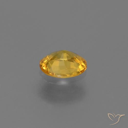 9,17 ctw natürlicher Dunkelgolden Saphir, Oval, VS
