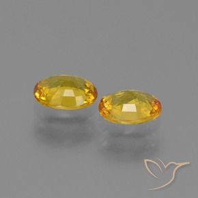 1.31 ct natürliche Golden Saphir-Edelsteine, Oval, VS