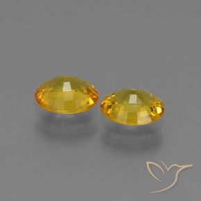 1.29 ct natürliche Golden Saphir-Edelsteine, Oval, VS