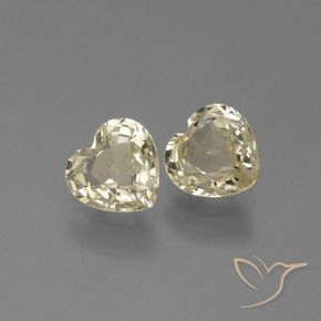 1.47 ct natürliche Hell Gold Saphir-Edelsteine, Herz, VVS-VS