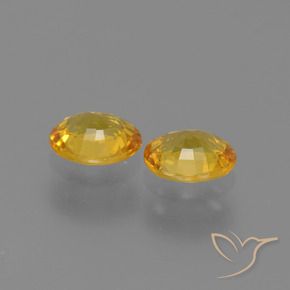 1.30 ct natürliche Golden Saphir-Edelsteine, Oval, VVS