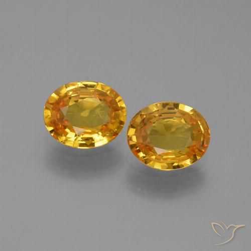 1.33ctw Natürlicher Dunkelgolden Saphir, Oval, VS