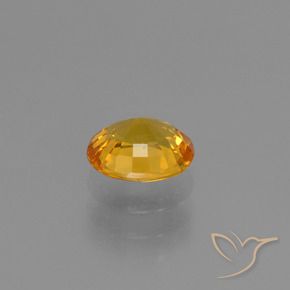 9,17 ctw natürlicher Dunkelgolden Saphir, Oval, VS