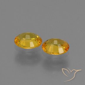 1.42 ct natürliche Golden Saphir-Edelsteine, Oval, VVS-VS