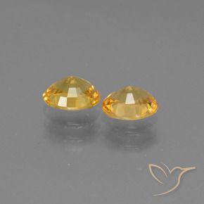 1.49 ct natürliche Dunkelgolden Saphir-Edelsteine, Oval, VS