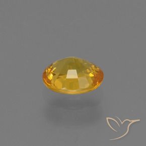 9,17 ctw natürlicher Dunkelgolden Saphir, Oval, VS